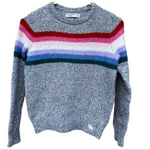 Abercrombie Kids rainbow sweater. Pre owned in excellent conditions. siz…